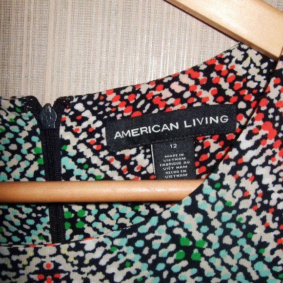 GET READY FOR SPRING/SUMMER --- Lovely Silky Dress Size 12 American Living - Picture 4 of 8